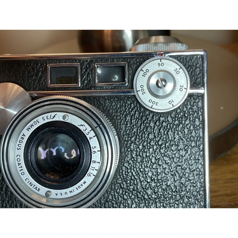 Argus C3 Camera Bilora Tripod Kodak Filters Adapter Rings Excellent Condition